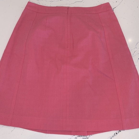 Boden 100% Cotton A Line Lined Skirt w/ Bow Detail and Side Pockets sz.4 - Picture 10 of 10